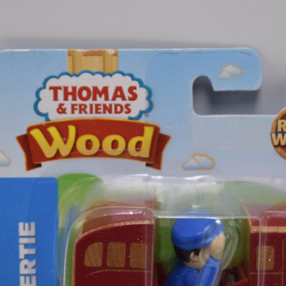 Bertie with Conductor Rare Thomas & Friends Wooden Railway Trains Engine New - Picture 3 of 11